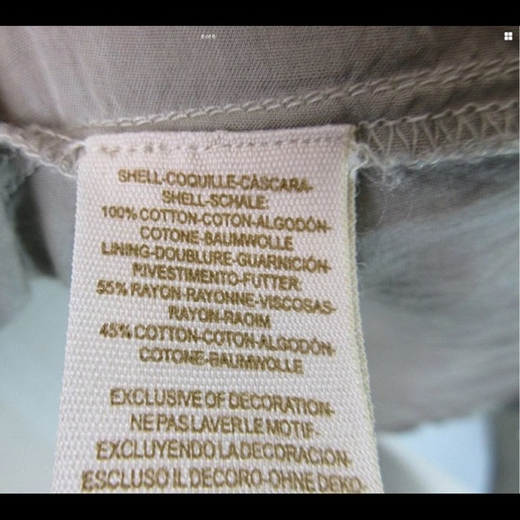 FREE PEOPLE GRAY/WHITE SOFT FABRIC  DRESS - Picture 7 of 7